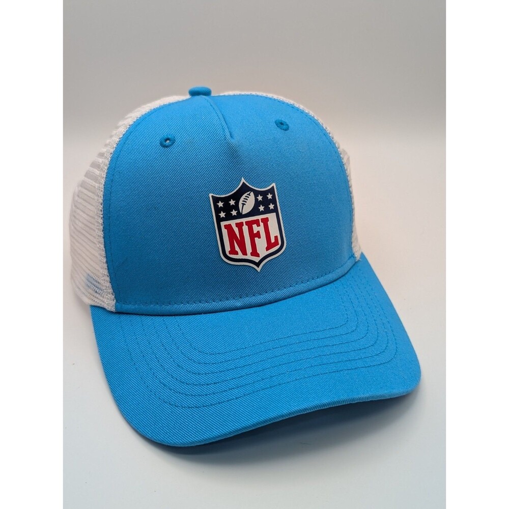 Bud Light NFL Trucker Hat Blue White Mesh Snapback Football Beer Sponsor Cap